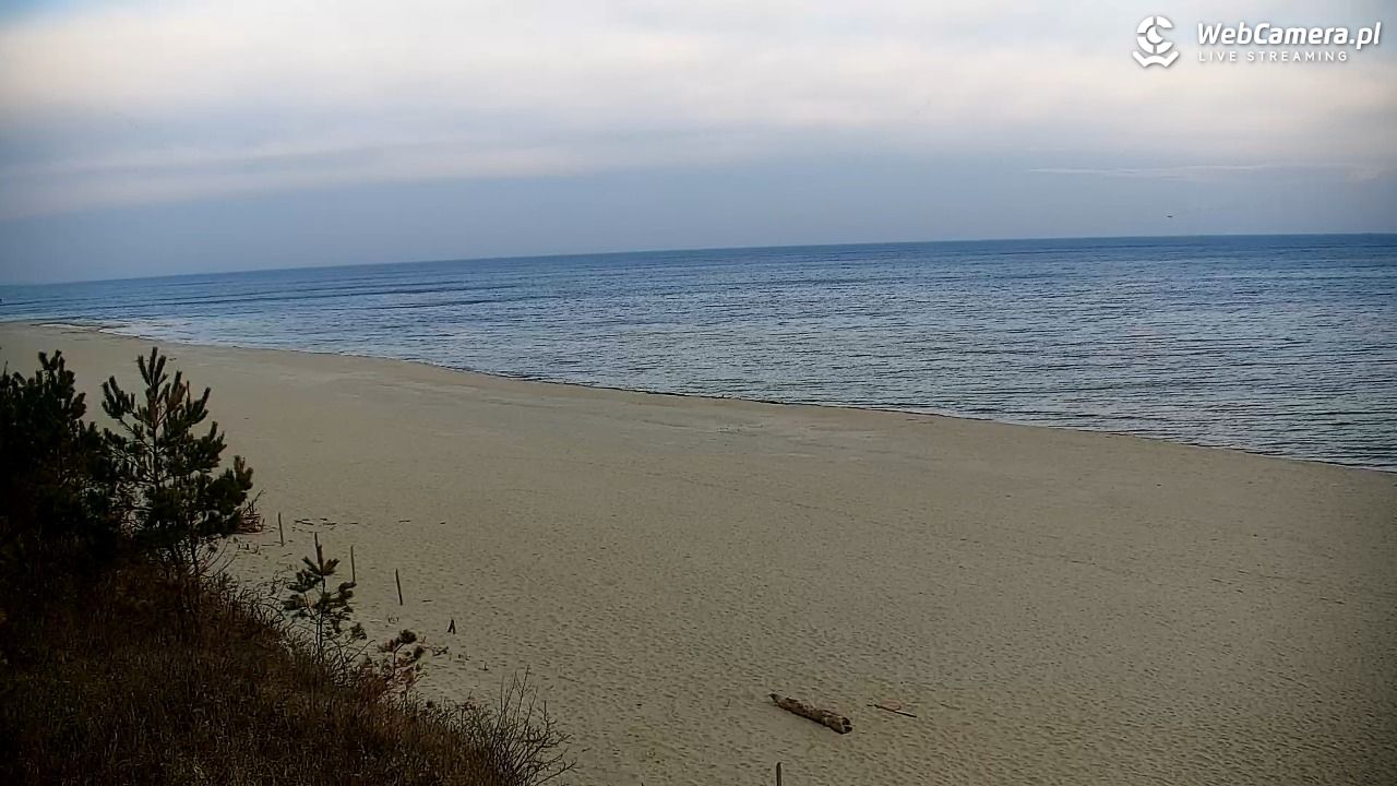 Krynica Morska - widok na plażę - 25 marzec 2026, 06:51
