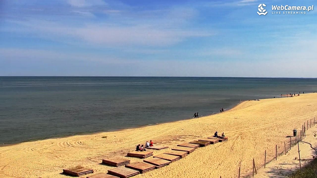 Krynica Morska - widok na plażę - 11 maj 2026, 10:11