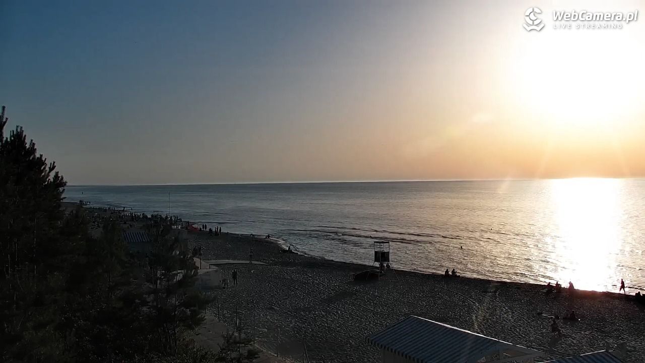 Krynica Morska - widok na plażę - 26 czerwiec 2026, 20:00