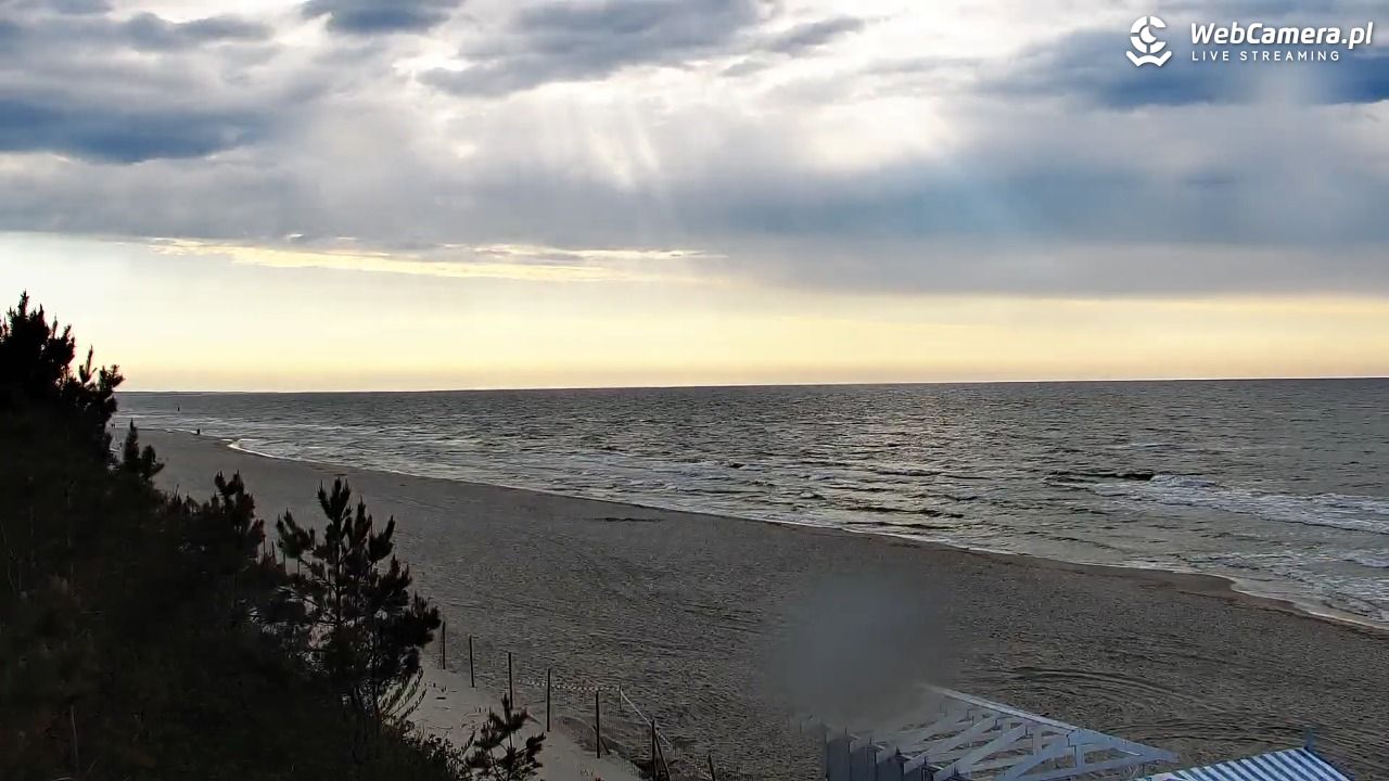 Krynica Morska - widok na plażę - 18 maj 2026, 17:33