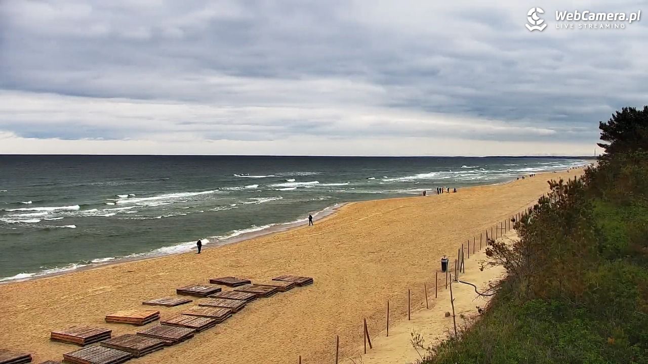 Krynica Morska - widok na plażę - 12 maj 2026, 18:08