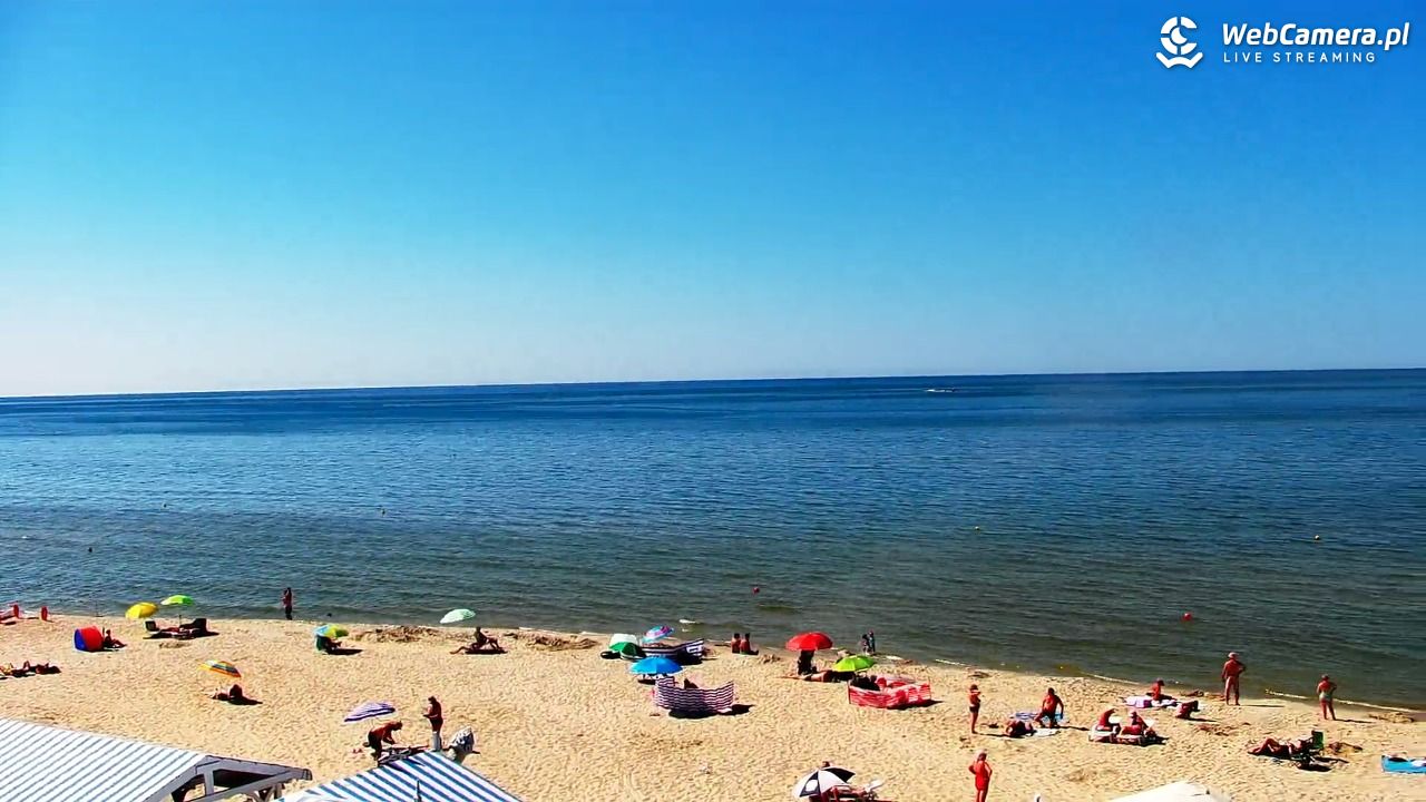 Krynica Morska - widok na plażę - 26 czerwiec 2026, 15:33