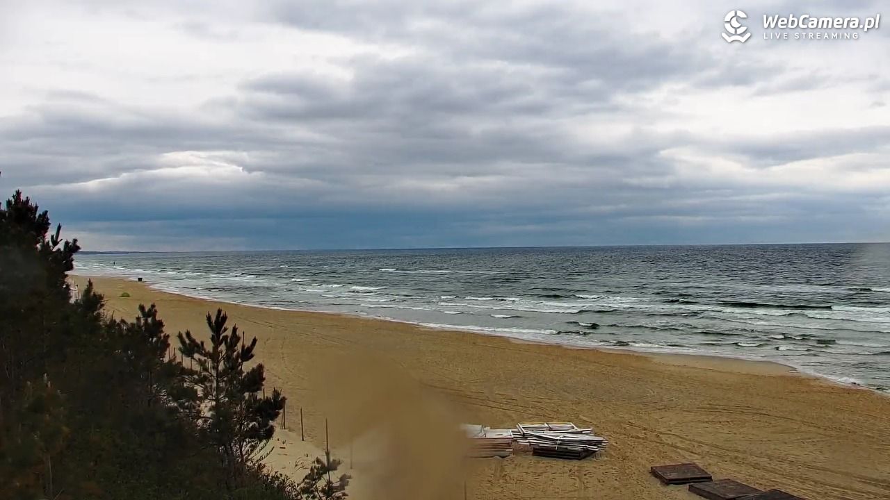 Krynica Morska - widok na plażę - 12 maj 2026, 16:09