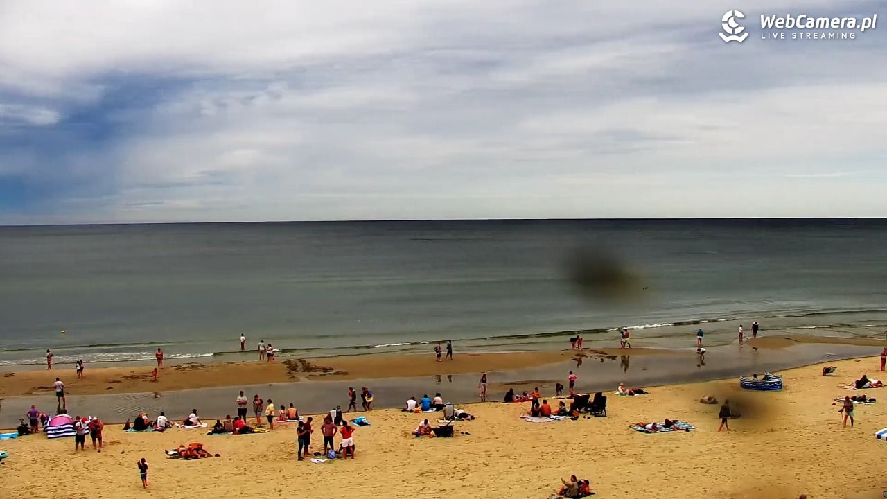 Krynica Morska - widok na plażę - 30 sierpień 2026, 11:32