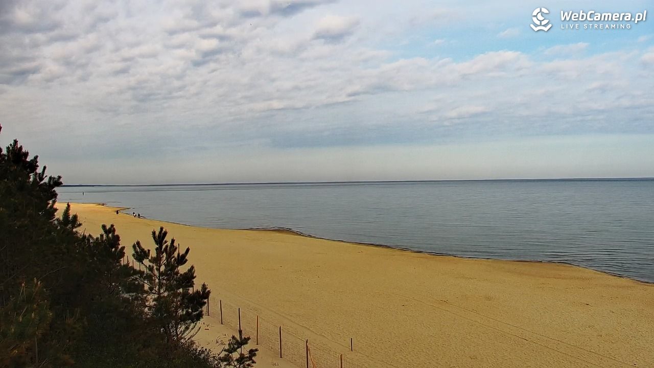 Krynica Morska - widok na plażę - 11 maj 2026, 08:10