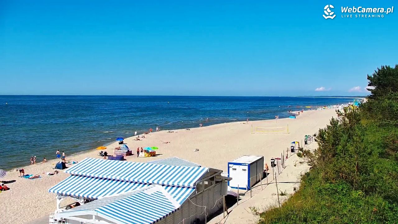 Krynica Morska - widok na plażę - 26 czerwiec 2026, 16:06