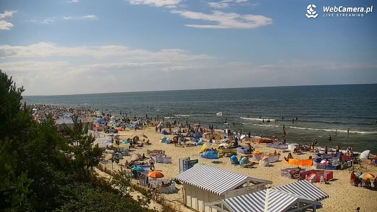 Krynica Morska - widok na plażę - 30 lipiec 2025, 14:32