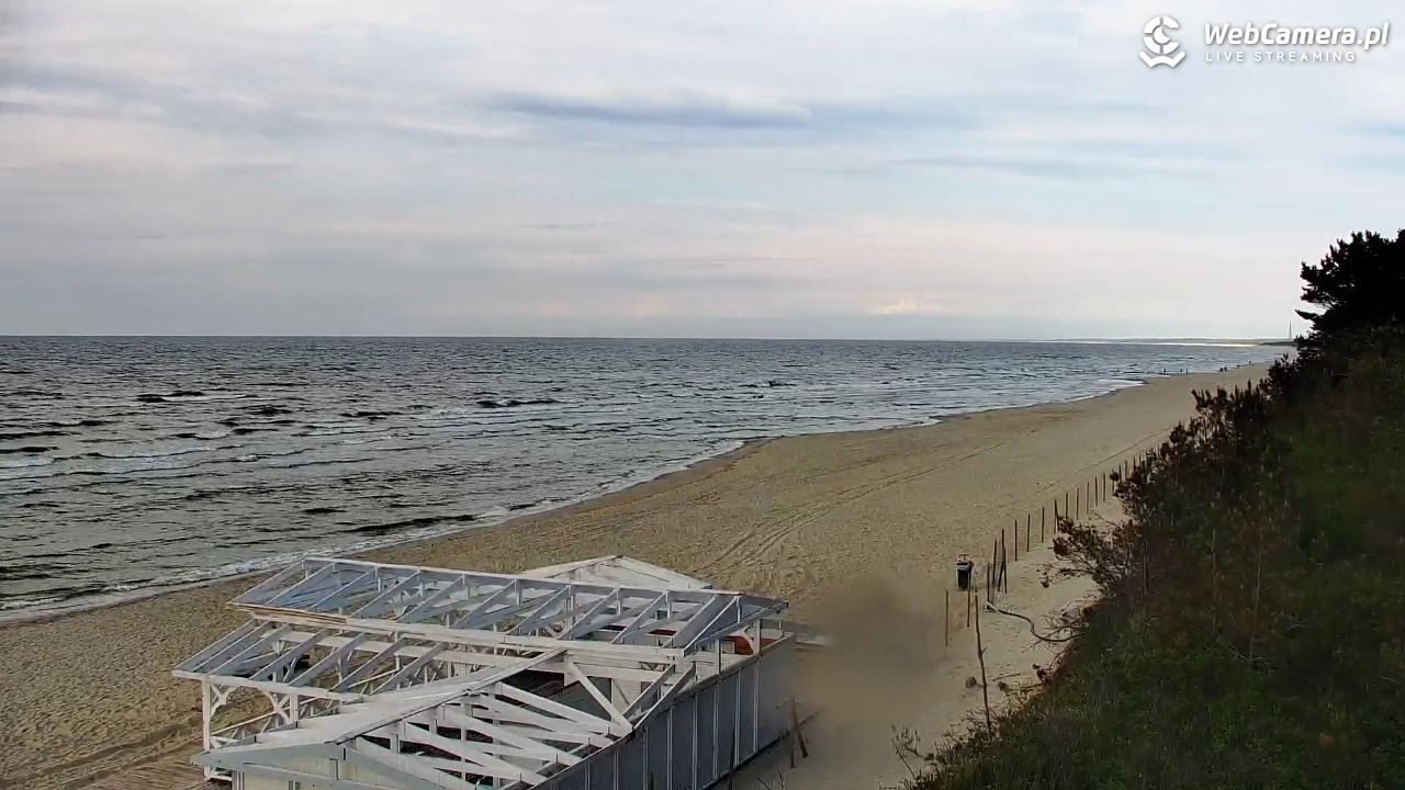 Krynica Morska - widok na plażę - 18 maj 2026, 17:36