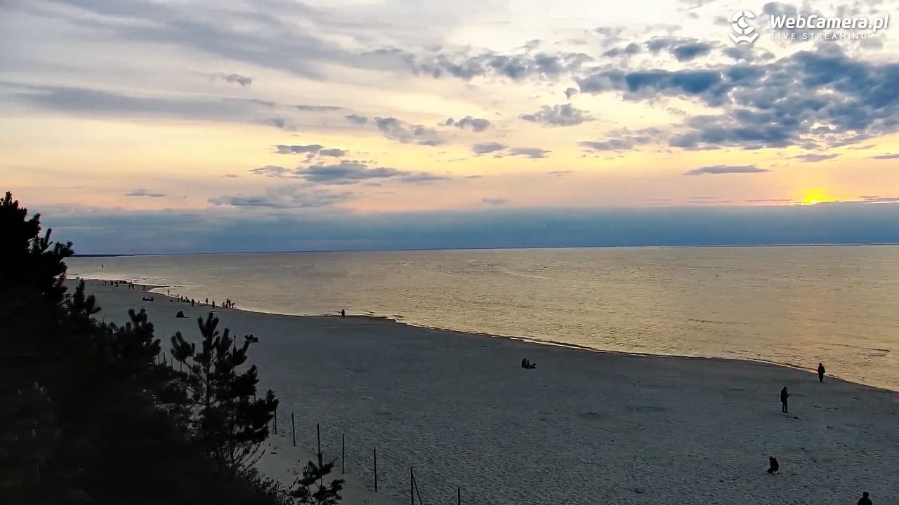 Krynica Morska - widok na plażę - 10 maj 2026, 20:11