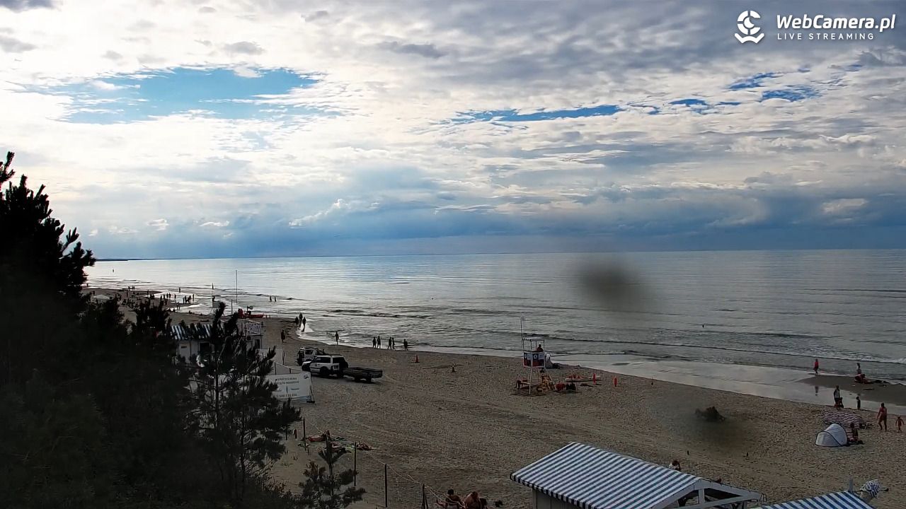Krynica Morska - widok na plażę - 31 sierpień 2026, 16:27