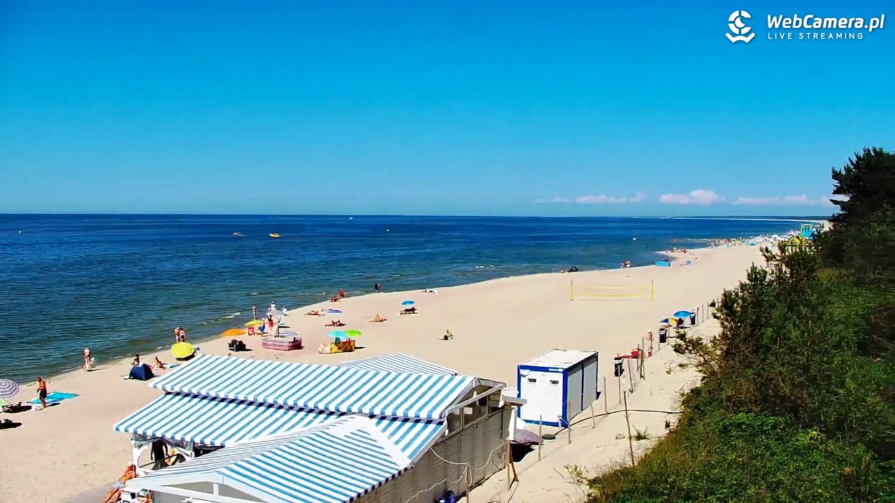 Krynica Morska - widok na plażę - 26 czerwiec 2026, 15:21