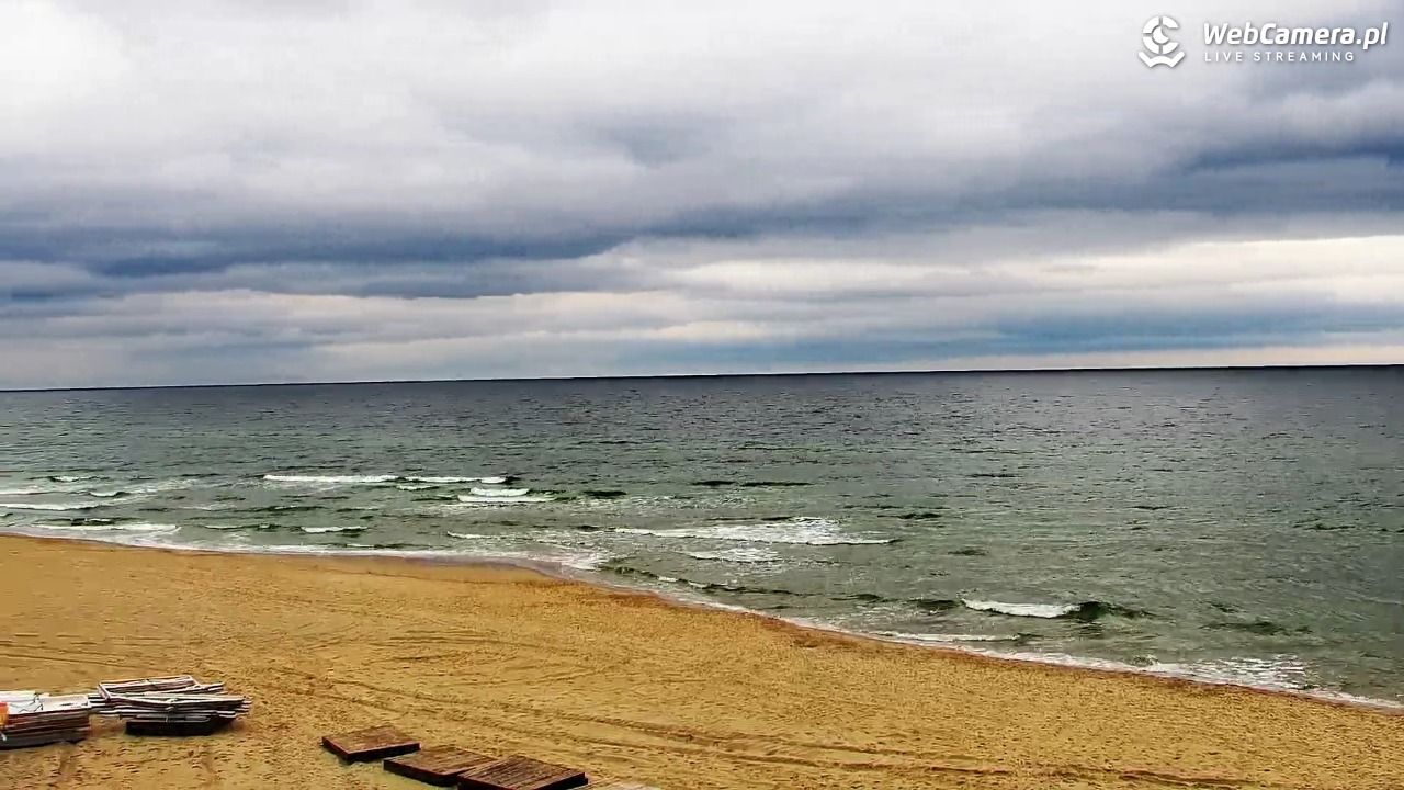 Krynica Morska - widok na plażę - 12 maj 2026, 13:09