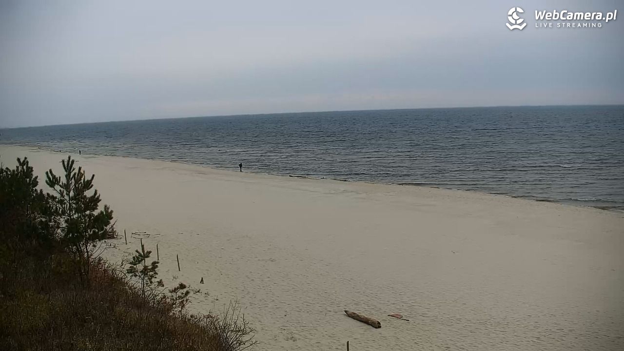 Krynica Morska - widok na plażę - 25 marzec 2026, 15:56