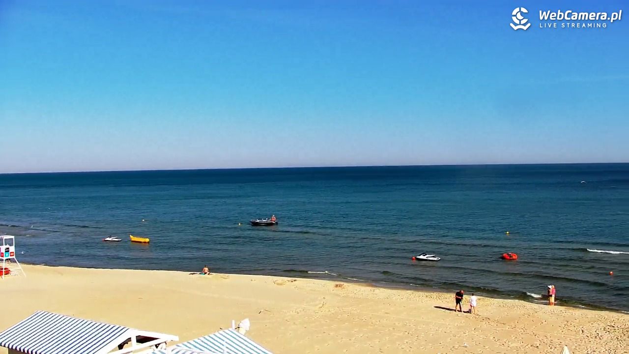 Krynica Morska - widok na plażę - 27 czerwiec 2026, 08:12