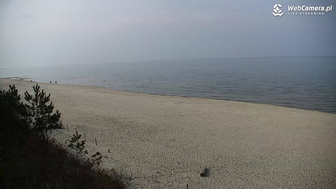 Krynica Morska - widok na plażę - 24 marzec 2026, 13:47