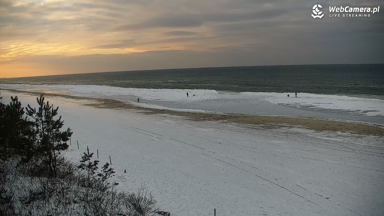 Krynica Morska - widok na plażę - 04 luty 2026, 15:47