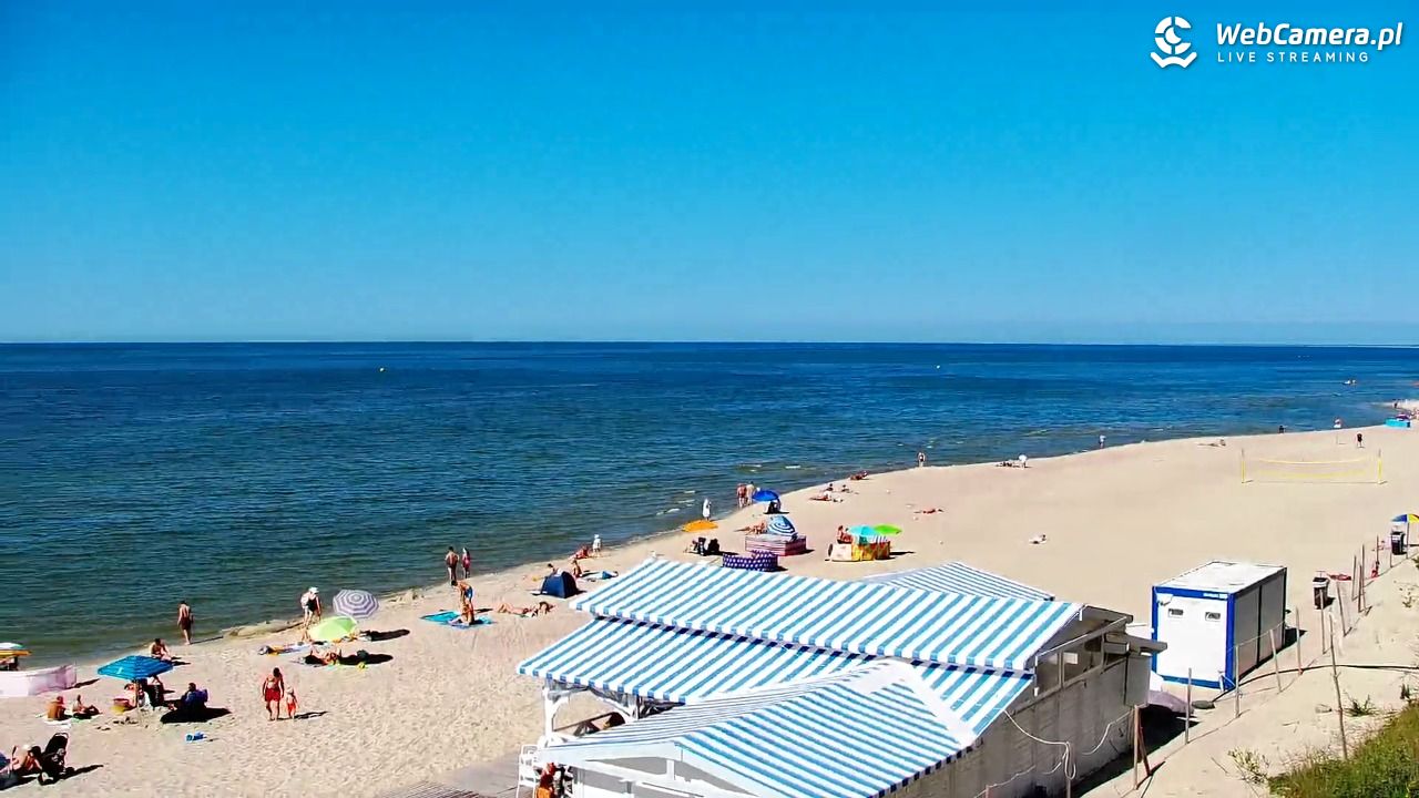 Krynica Morska - widok na plażę - 26 czerwiec 2026, 16:00