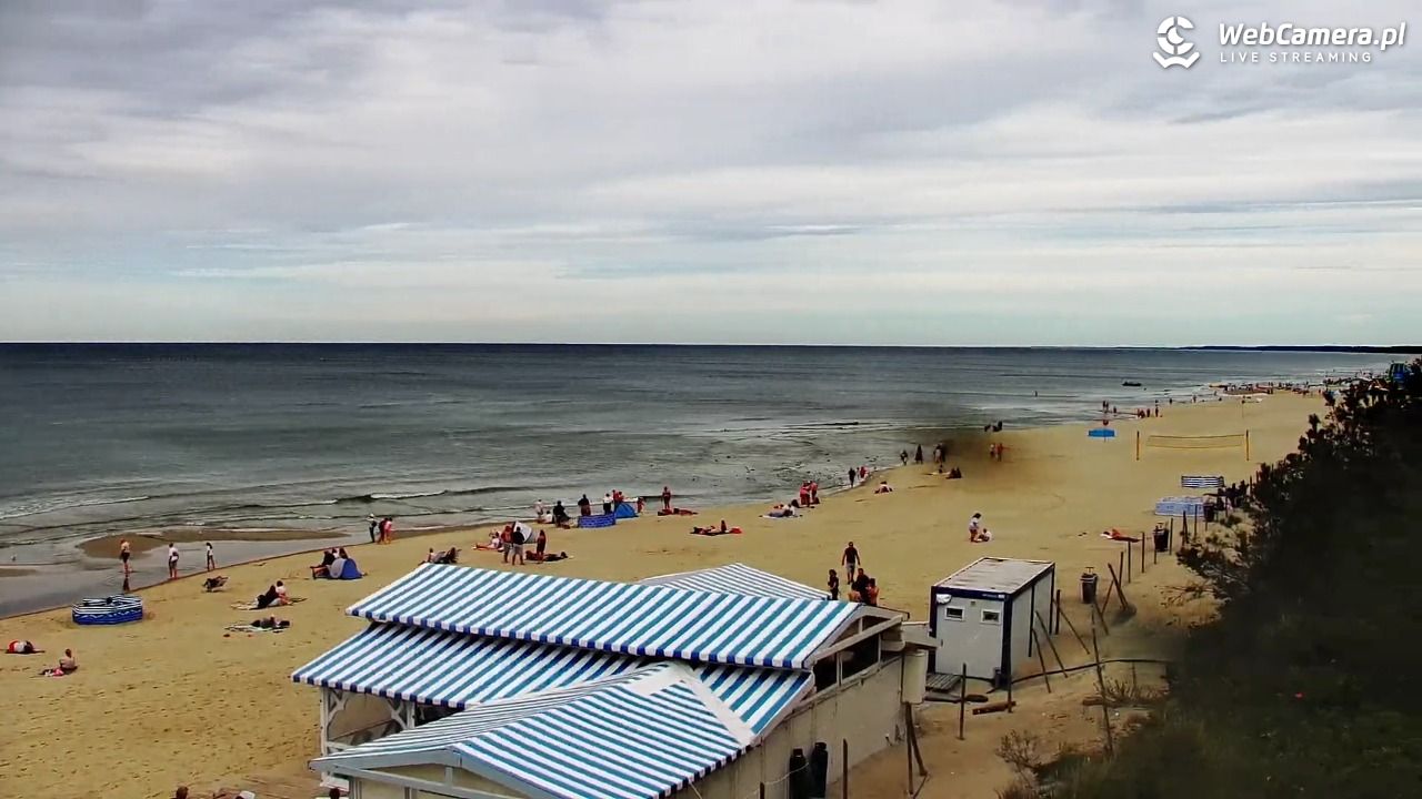 Krynica Morska - widok na plażę - 30 sierpień 2026, 11:26
