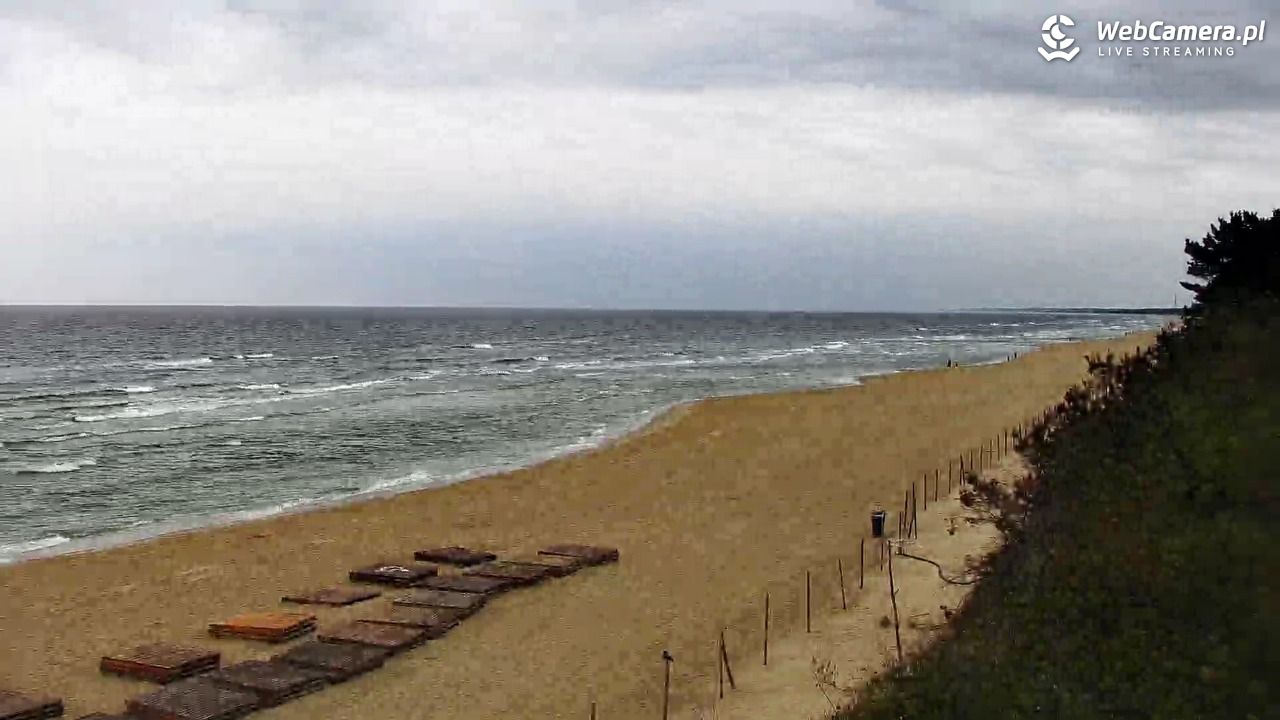 Krynica Morska - widok na plażę - 12 maj 2026, 16:40