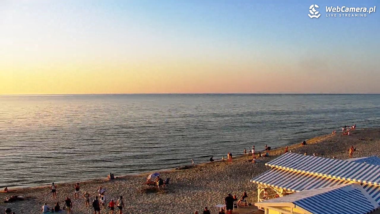 Krynica Morska - widok na plażę - 26 czerwiec 2026, 20:38