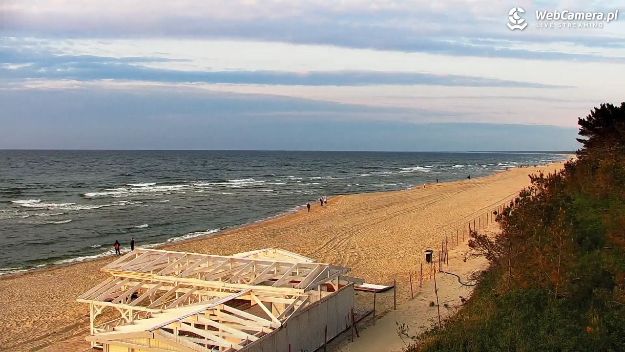 Krynica Morska - widok na plażę - 18 maj 2026, 20:10