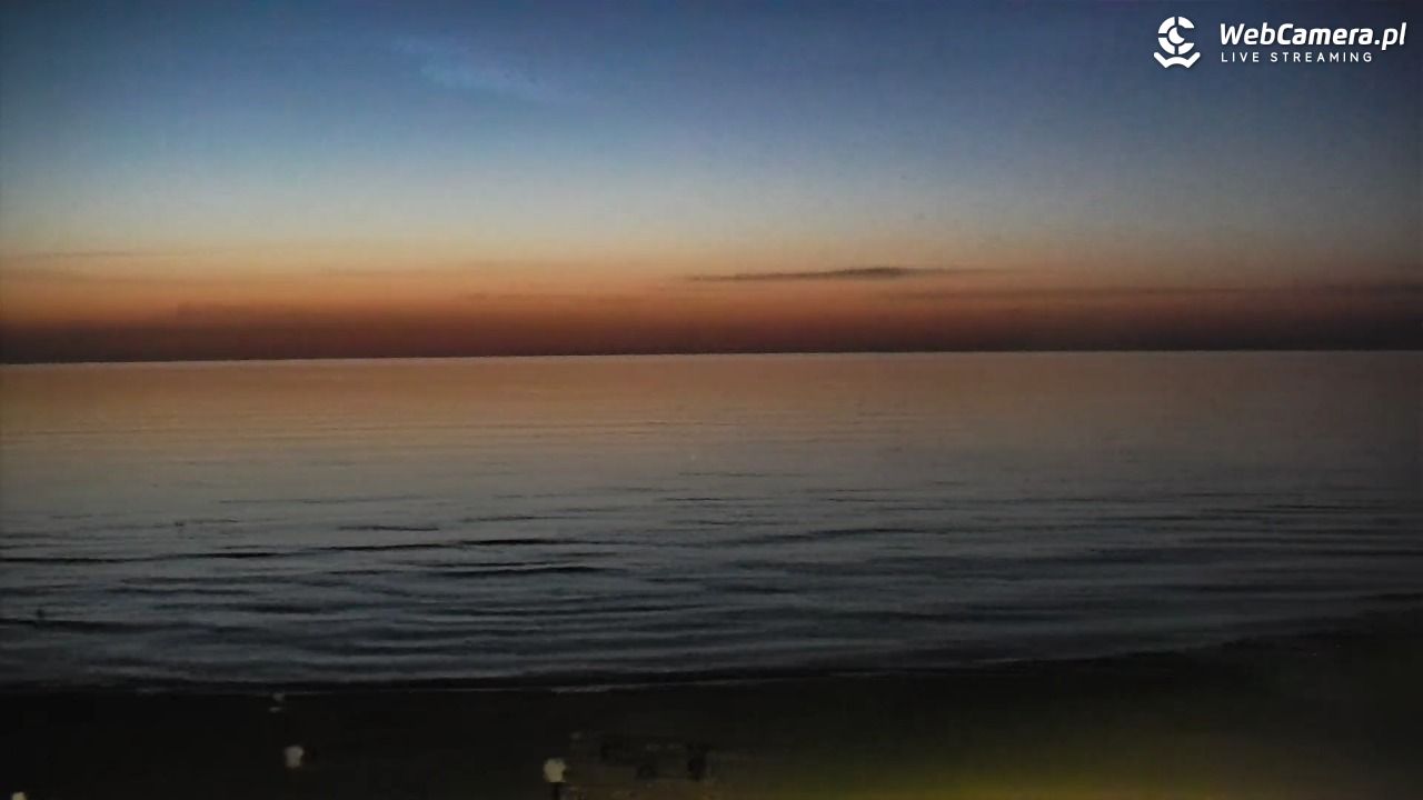 Krynica Morska - widok na plażę - 26 czerwiec 2026, 23:19