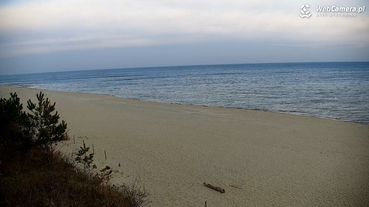 Krynica Morska - widok na plażę - 25 marzec 2026, 06:51