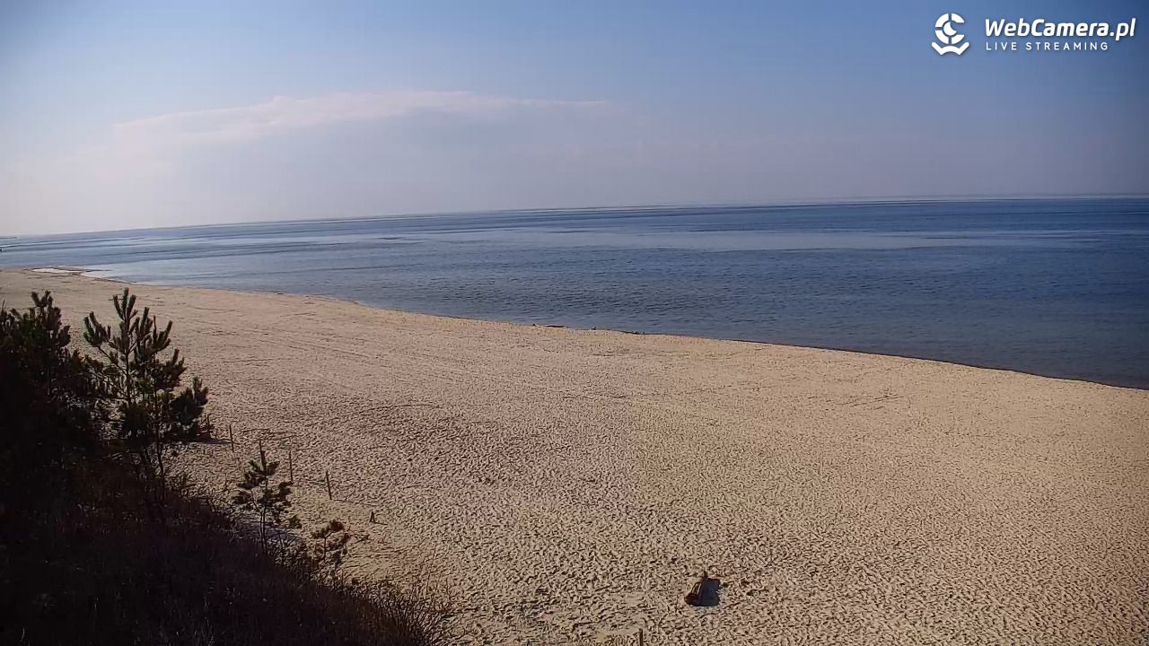 Krynica Morska - widok na plażę - 23 marzec 2026, 13:49