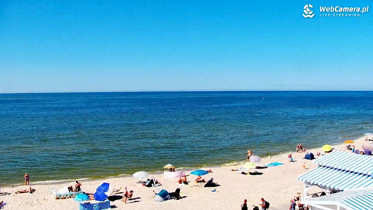 Krynica Morska - widok na plażę - 26 czerwiec 2026, 15:46