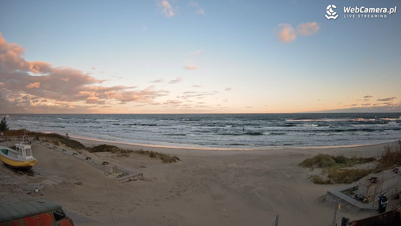 Krynica Morska - widok na plaże NOWOŚĆ - 14 październik 2025, 07:32