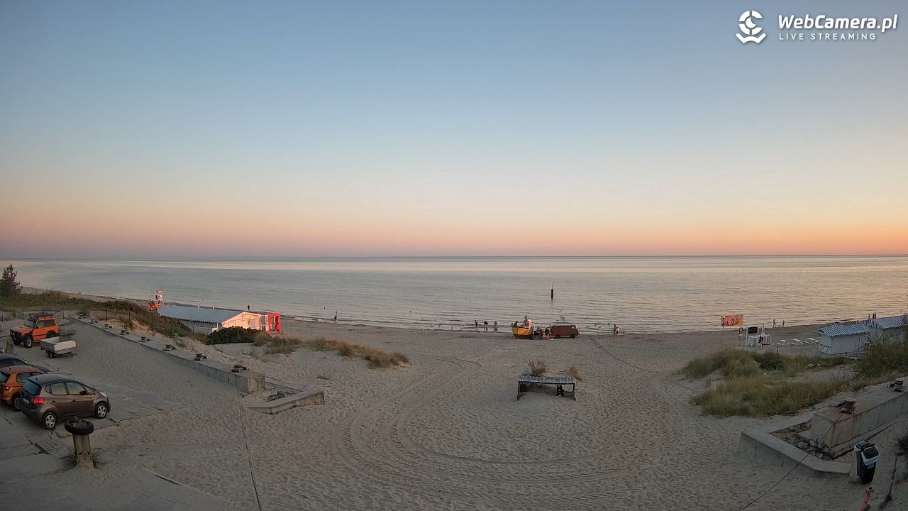 Krynica Morska - widok na plaże NOWOŚĆ - 14 sierpień 2025, 05:28