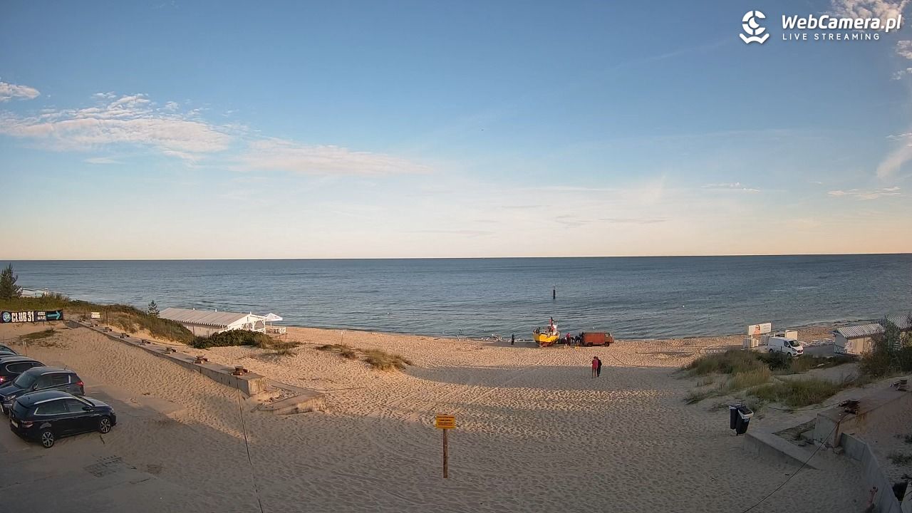 Krynica Morska - widok na plaże NOWOŚĆ - 14 sierpień 2026, 07:04