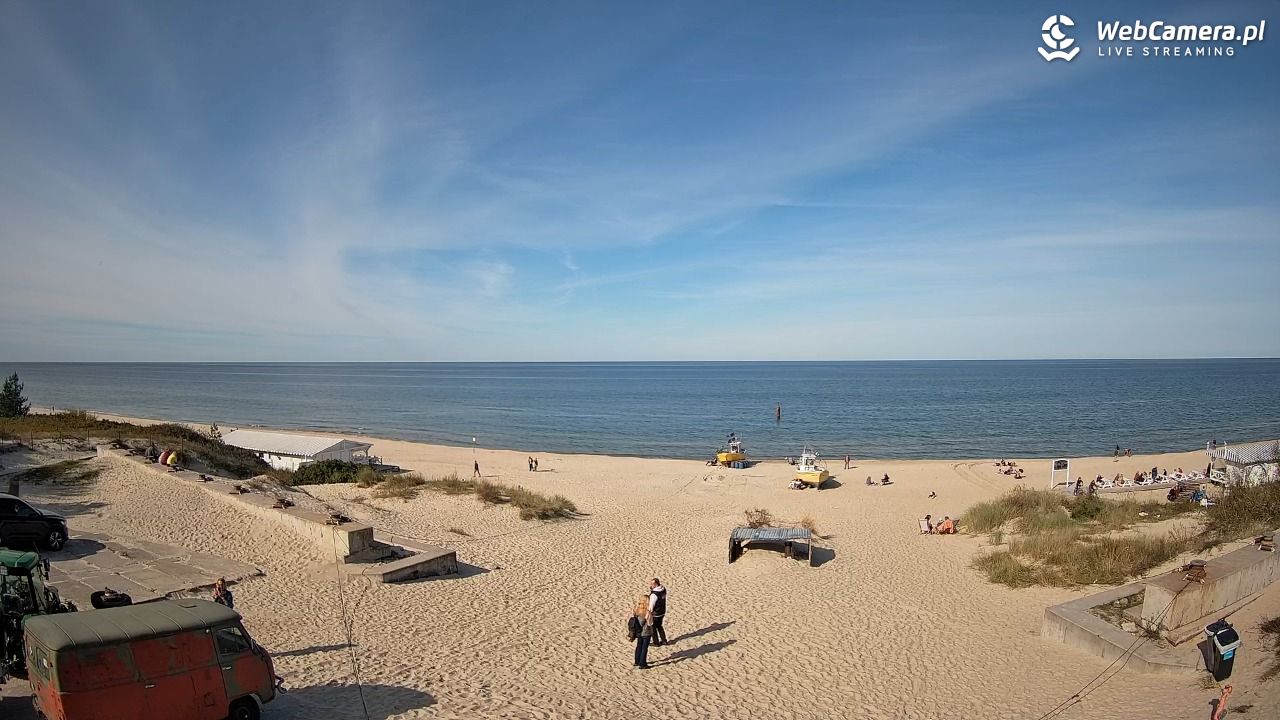 Krynica Morska - widok na plaże NOWOŚĆ - 27 wresień 2025, 13:15