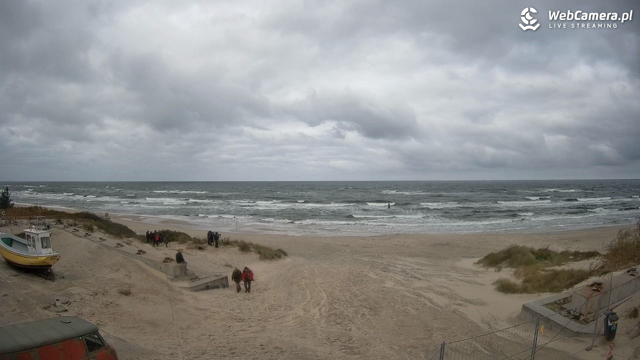 Krynica Morska - widok na plaże NOWOŚĆ - 11 październik 2025, 13:20