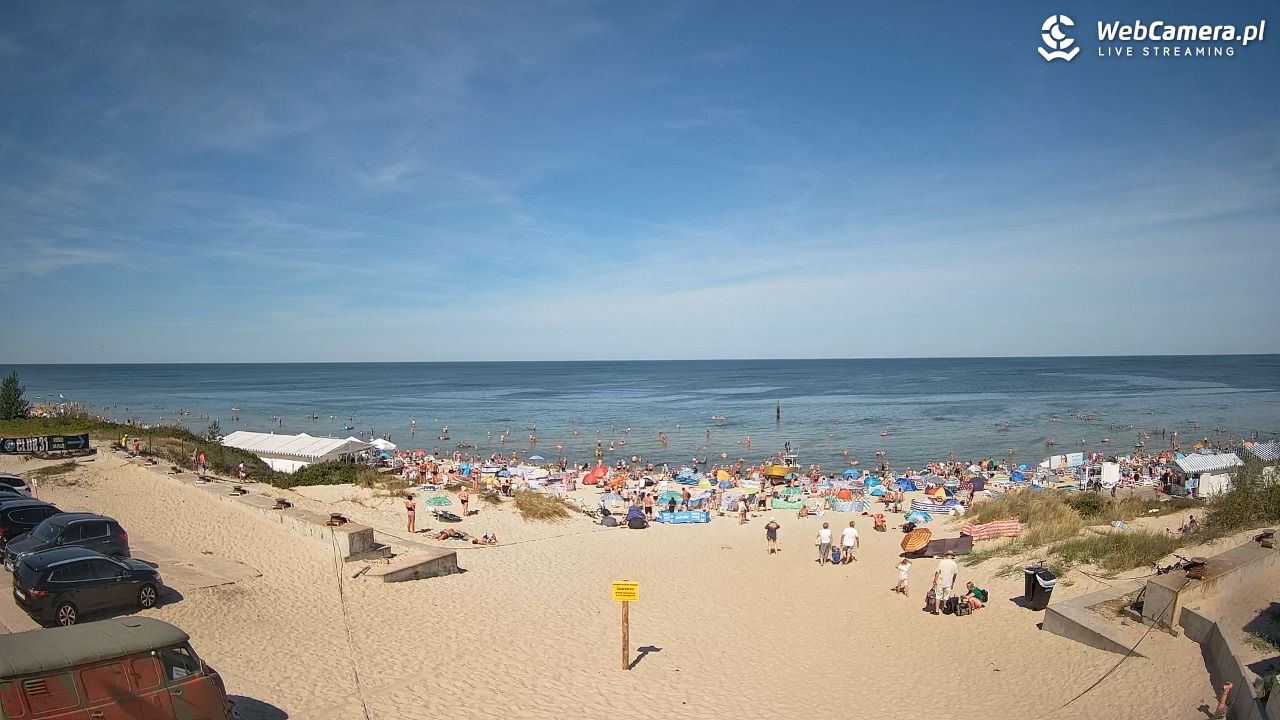 Krynica Morska - widok na plaże NOWOŚĆ - 15 sierpień 2026, 11:59