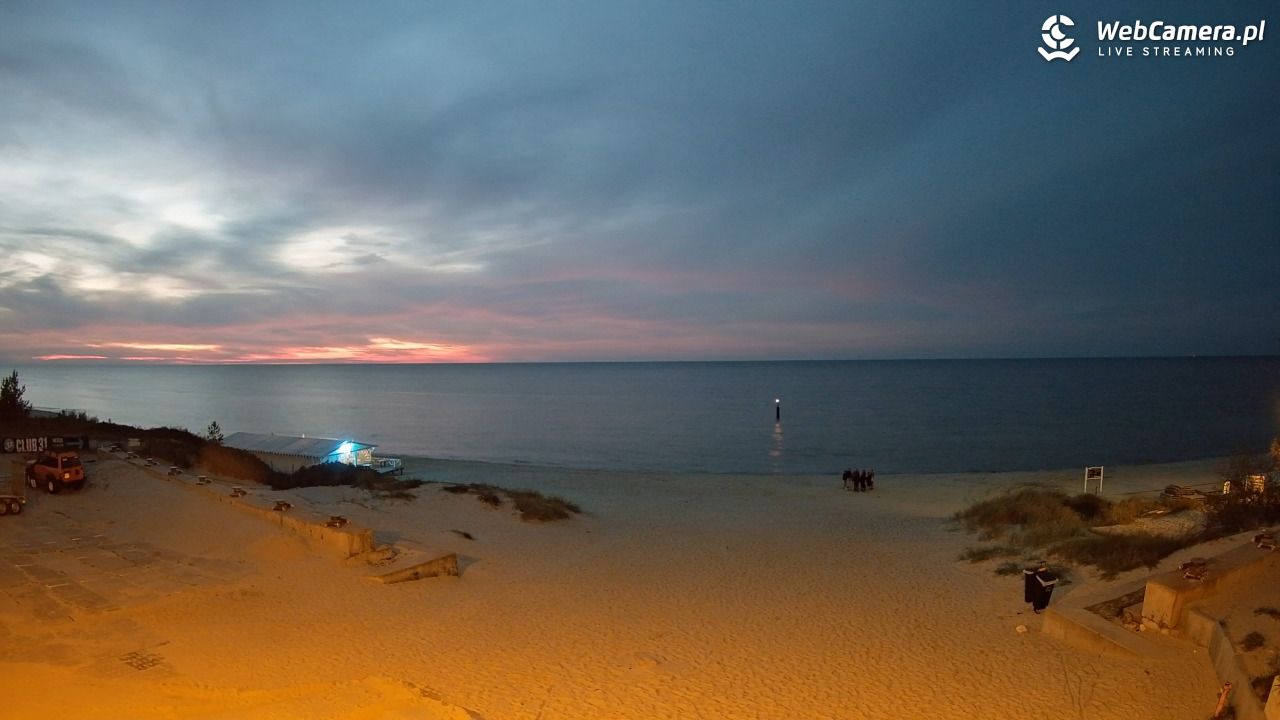 Krynica Morska - widok na plaże NOWOŚĆ - 30 wresień 2026, 19:01