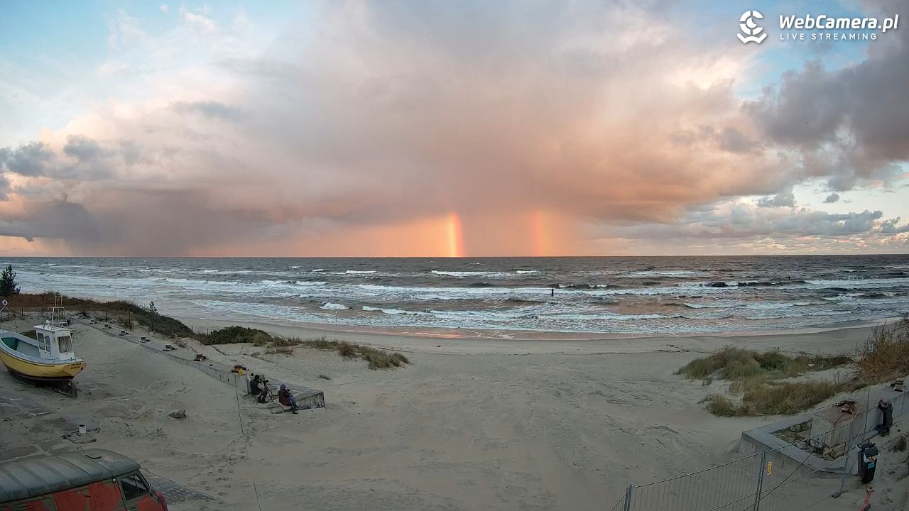 Krynica Morska - widok na plaże NOWOŚĆ - 13 październik 2025, 07:21