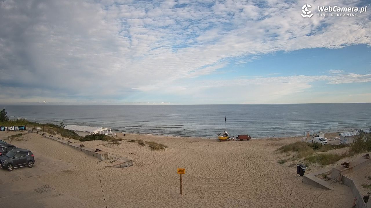 Krynica Morska - widok na plaże NOWOŚĆ - 13 sierpień 2026, 07:10