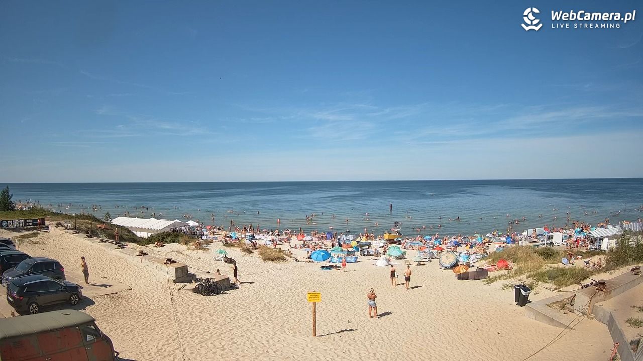 Krynica Morska - widok na plaże NOWOŚĆ - 15 sierpień 2026, 13:44