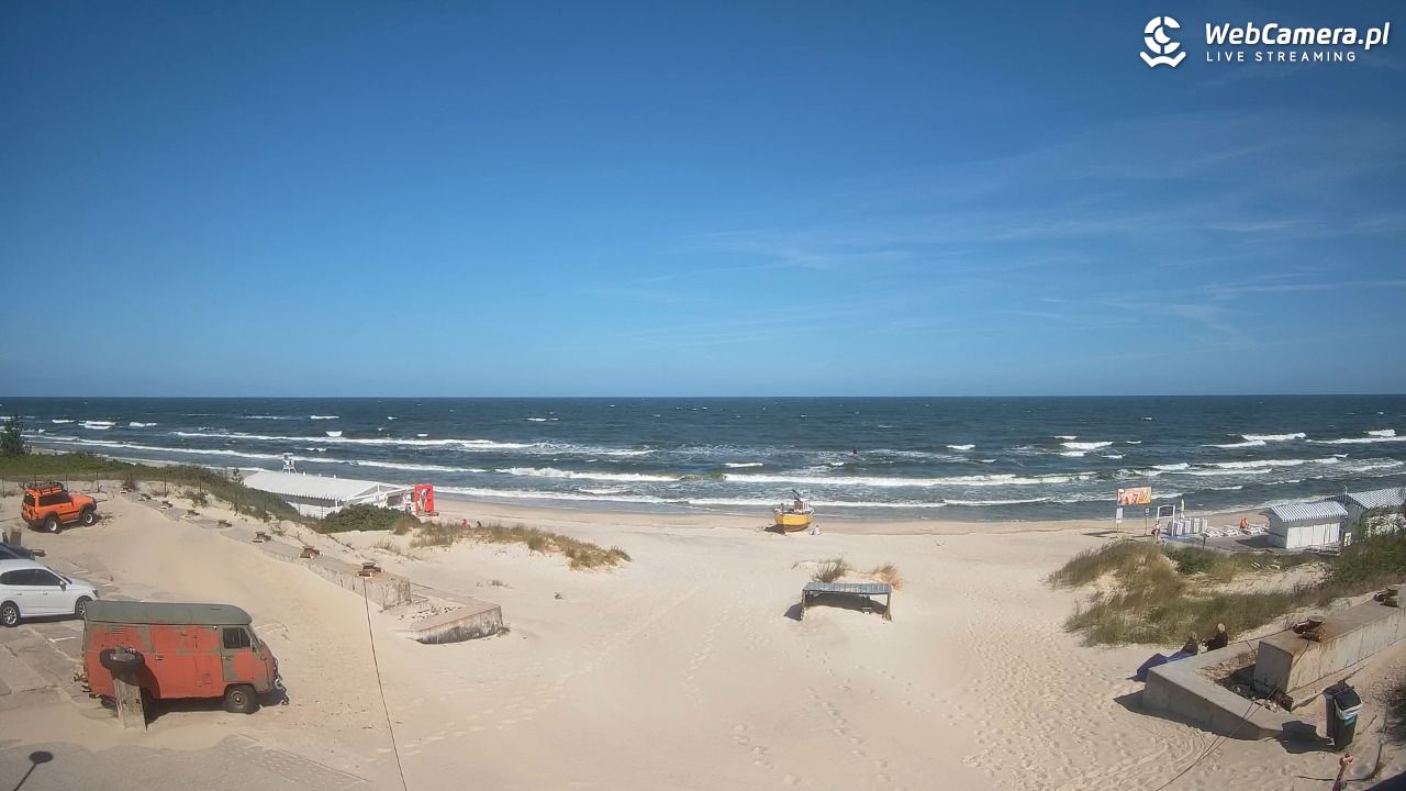 Krynica Morska - widok na plaże NOWOŚĆ - 30 czerwiec 2025, 10:05