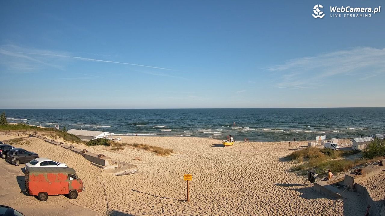 Krynica Morska - widok na plaże NOWOŚĆ - 29 czerwiec 2026, 07:20