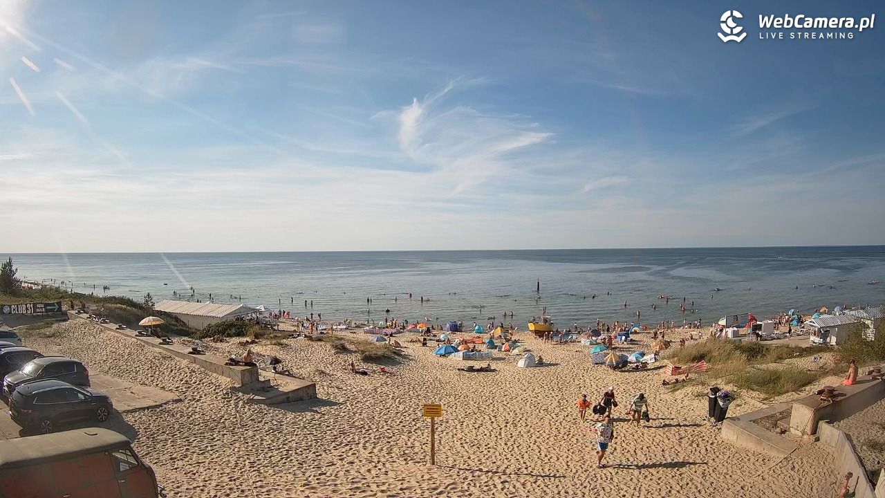 Krynica Morska - widok na plaże NOWOŚĆ - 15 sierpień 2026, 17:04