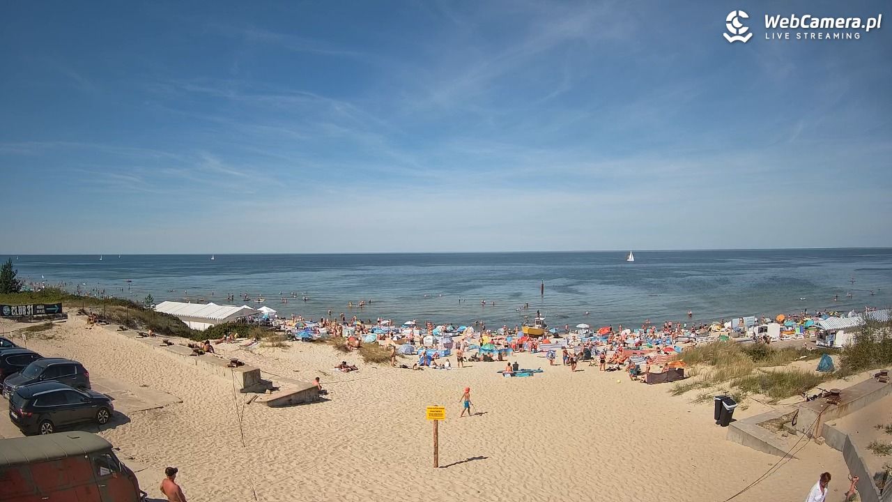 Krynica Morska - widok na plaże NOWOŚĆ - 14 sierpień 2026, 13:25