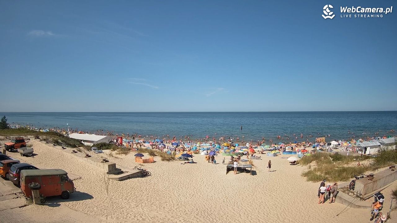 Krynica Morska - widok na plaże NOWOŚĆ - 14 sierpień 2025, 13:47
