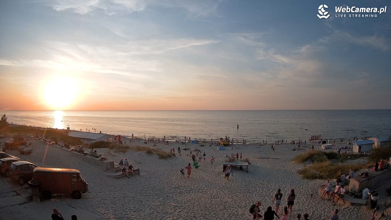 Krynica Morska - widok na plaże NOWOŚĆ - 14 sierpień 2025, 19:45