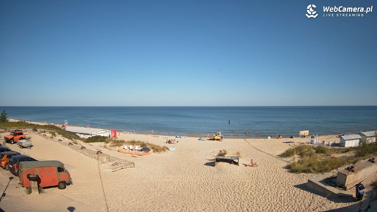 Krynica Morska - widok na plaże NOWOŚĆ - 14 sierpień 2025, 09:08