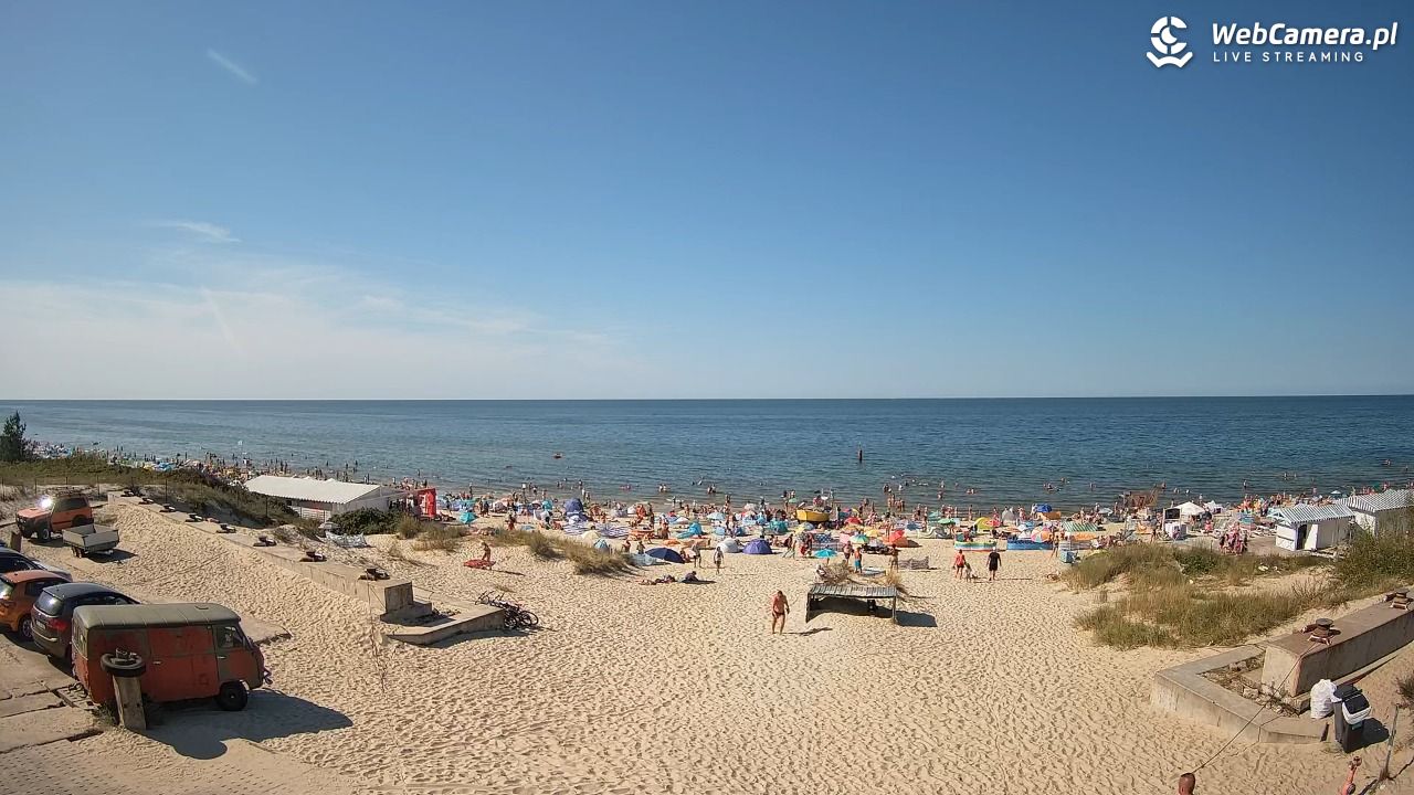Krynica Morska - widok na plaże NOWOŚĆ - 14 sierpień 2025, 15:34