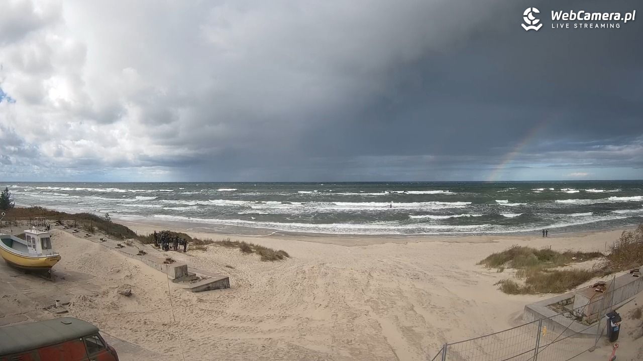 Krynica Morska - widok na plaże NOWOŚĆ - 12 październik 2025, 14:13
