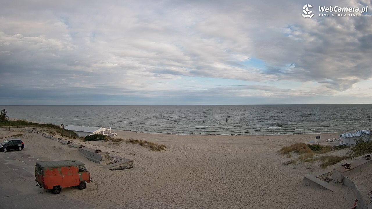 Krynica Morska - widok na plaże NOWOŚĆ - 18 maj 2026, 06:20