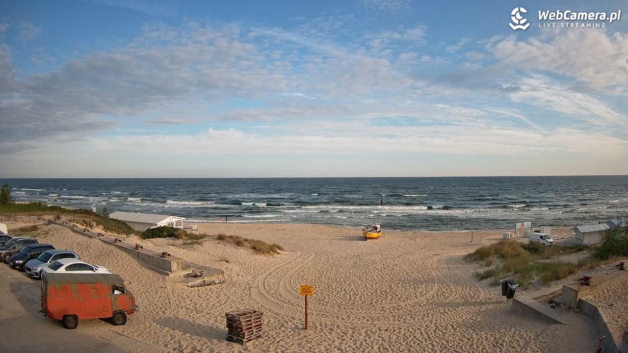 Krynica Morska - widok na plaże NOWOŚĆ - 30 czerwiec 2026, 06:35